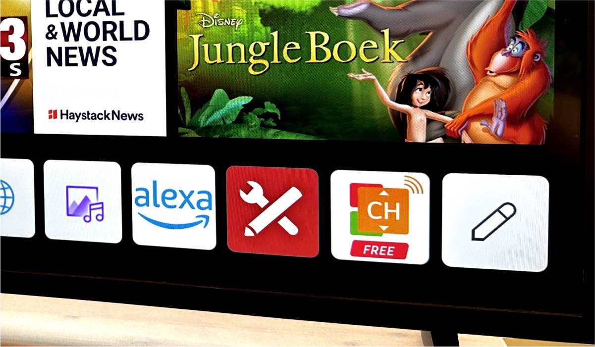 LG Channels on an LG TV interface with Jungle Book