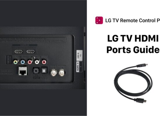 Where is HDMI Port on LG TV?