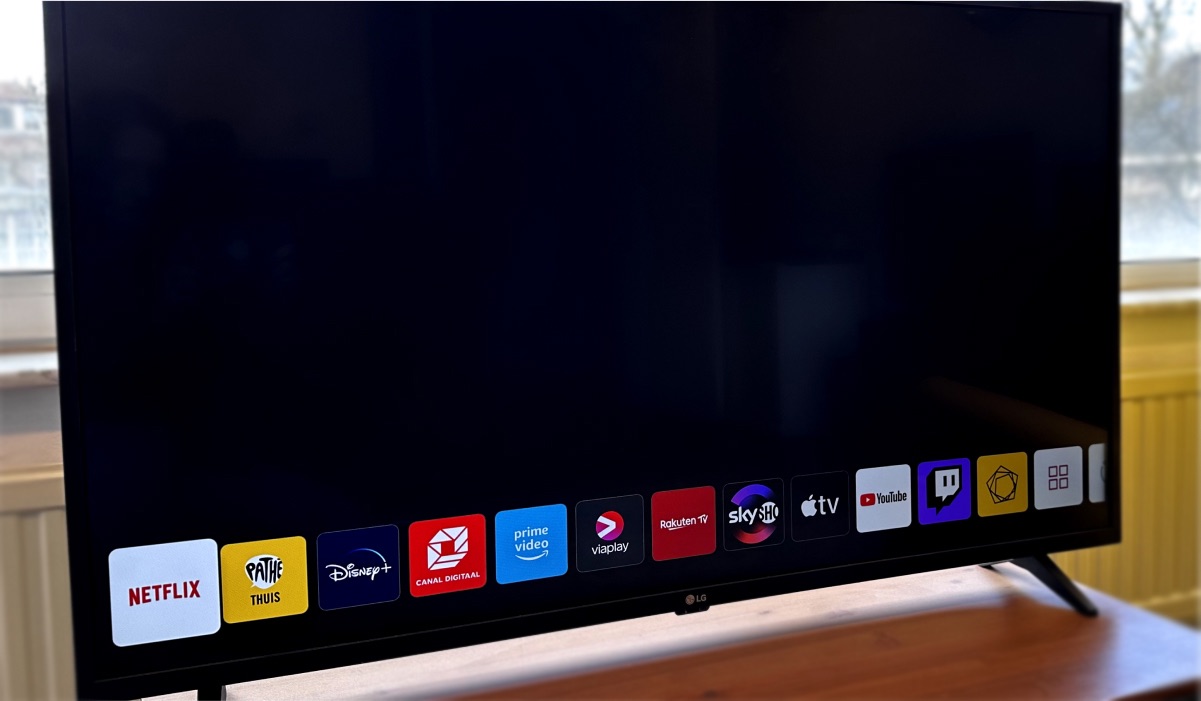 App icons on an LG Smart TV